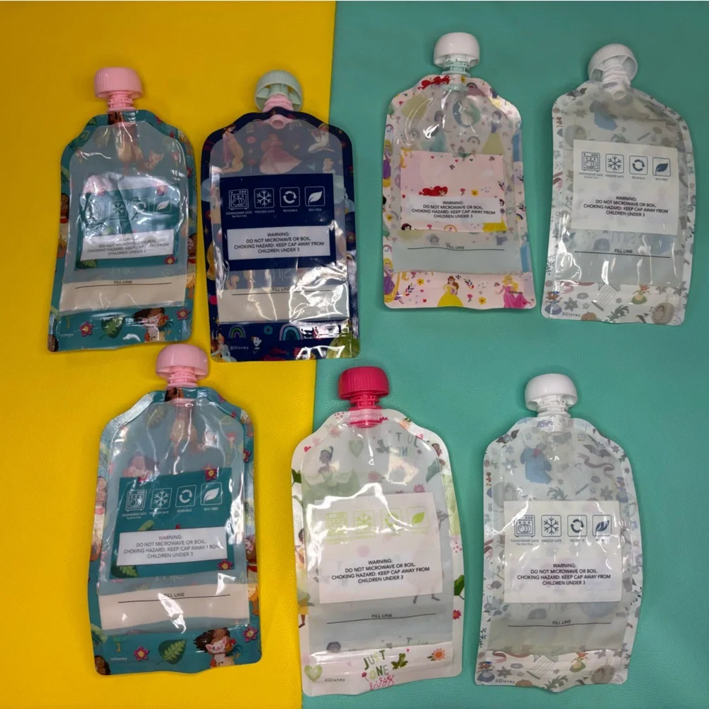 Simple Modern Disney‎ Princess Reusable Baby Food Pouches for Toddlers